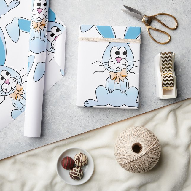 Osterhase mit Fliege Geschenkpapier (Von Creator hochgeladen)