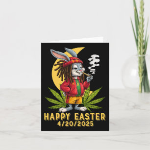 Osterhase mit gemeinsamem Ostern 2 Karte