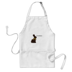 OSTERHASE MIT HALTUNGS-SCHABLONE SCHÜRZE