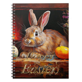 Osterhase mit Ostereiern Ostern Notizblock