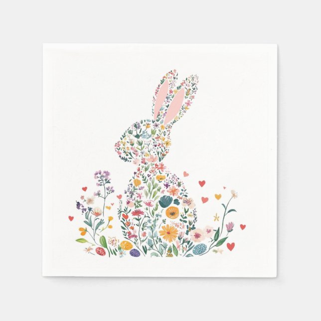 Osterhase Napkins Serviette (Vorderseite)