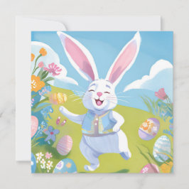 Osterhase | Niedliche Osterpastel-Wildblume