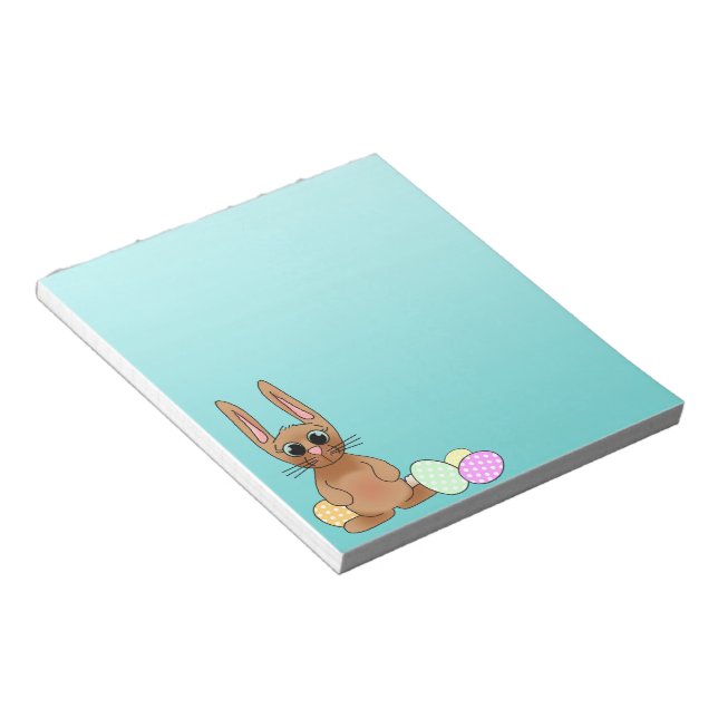 Osterhase Notizblock (angewinkelt)