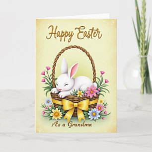 Osterhase Oma Karte