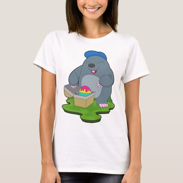 Osterhase Osterei T-Shirt (Vorderseite)