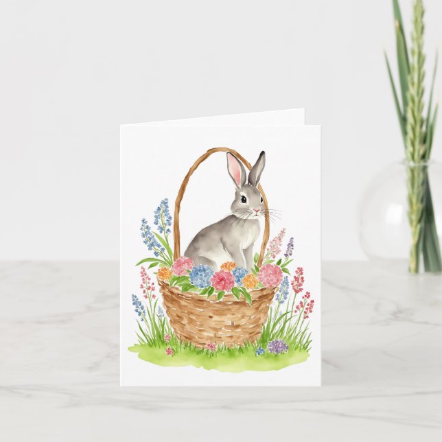 Osterhase Osterhase Osterkarte 4 Dankeskarte (Vorderseite)