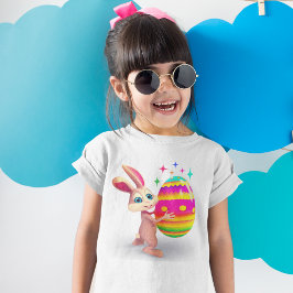 Osterhase Ostern Ei Happy Ostereier Jagen Niedlich T-Shirt