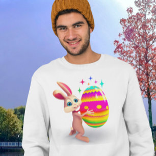 Osterhase Ostern Ei Happy Ostereier Jagen Niedlich T-Shirt