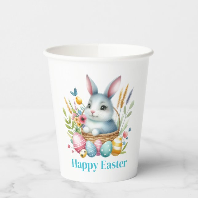Osterhase Pappbecher (Links)