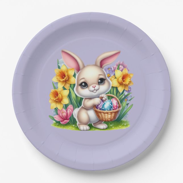 Osterhase  pappteller (Vorderseite)