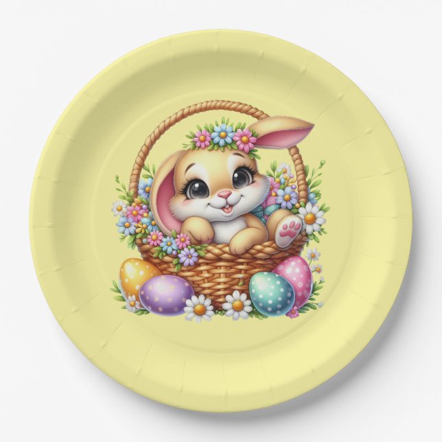 Osterhase  pappteller (Vorderseite)