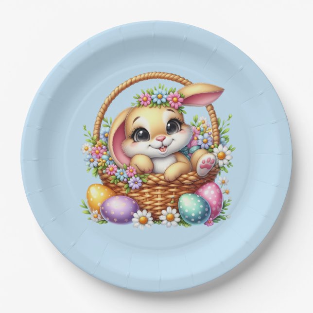 Osterhase  pappteller (Vorderseite)