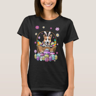 Osterhase Pembroke Welsh Corgi Hund Frohe Ostern T-Shirt