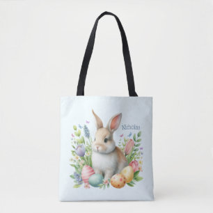 Osterhase personalisiert Aquarell
