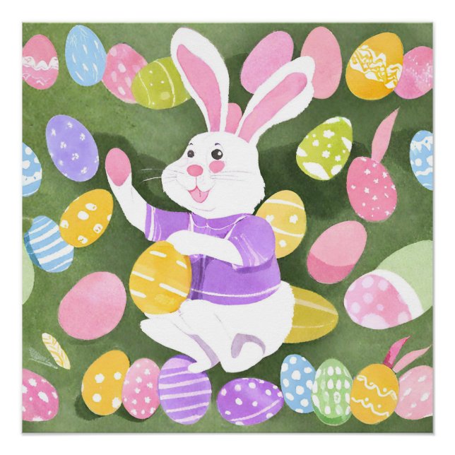 Osterhase Poster (Vorderseite)