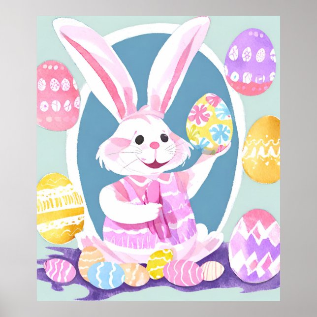 Osterhase Poster (Vorne)