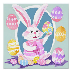 Osterhase Poster