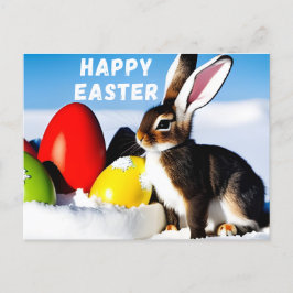 Osterhase Postkarte