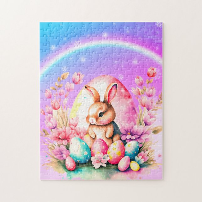 Osterhase Puzzle (Vertikal)
