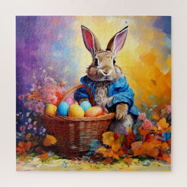 Osterhase Puzzle (Vertikal)