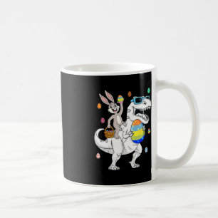 Osterhase Reit T Rex Dinosaur Spaß Eier Jungen G Kaffeetasse