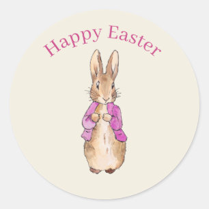 Osterhase Runder Aufkleber