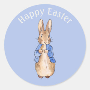Osterhase Runder Aufkleber