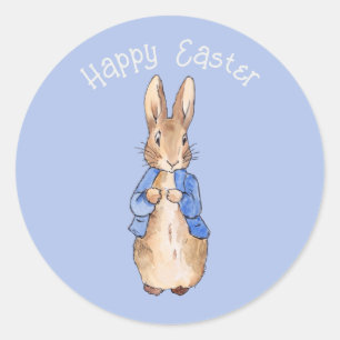 Osterhase Runder Aufkleber