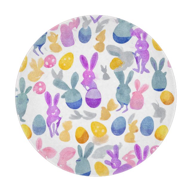 Osterhase Schneidebrett (Vorderseite)