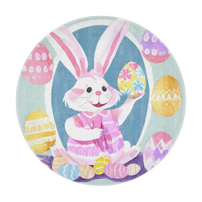 Osterhase Schneidebrett (Vorderseite)