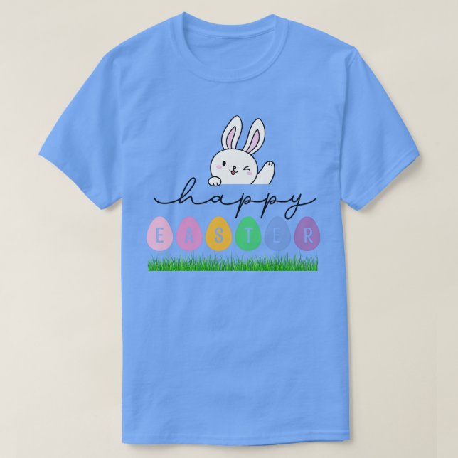 Osterhase Schöne Ostereier T-Shirt (Design vorne)