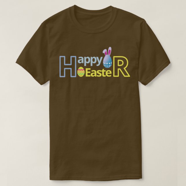 Osterhase Schönes Ostereier T-Shirt (Design vorne)