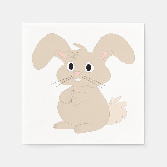 Osterhase Serviette (Vorderseite)