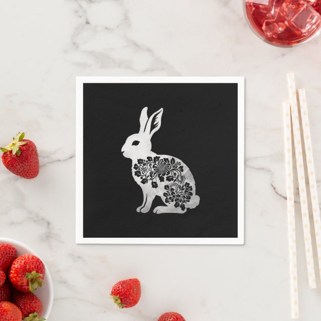 Osterhase Serviette (Beispiel)
