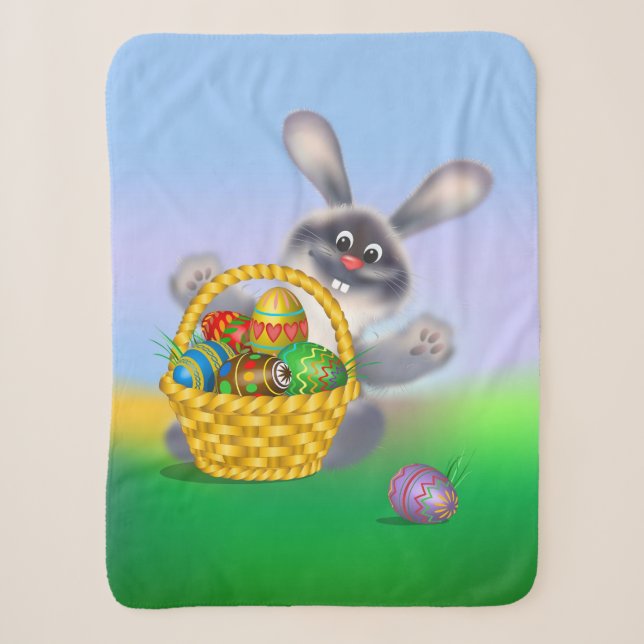 Osterhase Sherpadecke (Vorderseite)