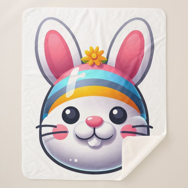 Osterhase Sherpadecke (Vorderseite)