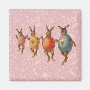 Osterhase Tanzende Eier Magnet