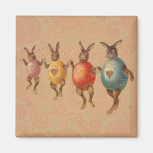 Osterhase Tanzende Eier Magnet