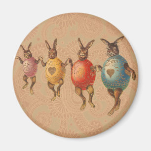 Osterhase Tanzende Eier Magnet