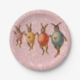 Osterhase Tanzende Eier Pappteller
