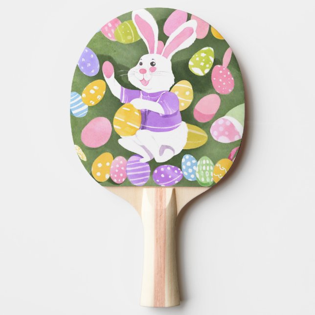 Osterhase Tischtennis Schläger (Vorderseite)