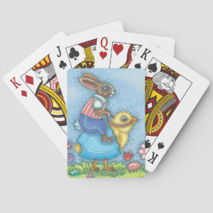 OSTERHASE u. KÜKEN-SPIELKARTEN Poker Spielkarten
