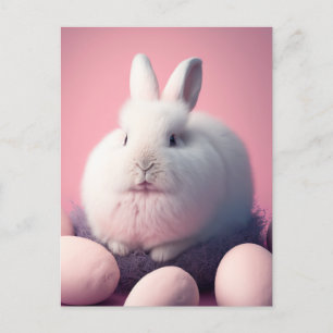 Osterhase und Eier Postkarte