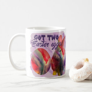 Osterhase und gestrichenes Ei Kaffeetasse