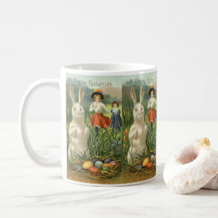 Osterhase und Kinder Fröhliche Ostern Tasse