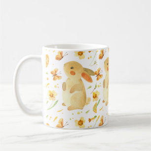 Osterhase und Schmetterlinge Kaffeetasse