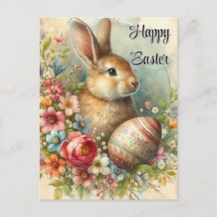 Osterhase-Urwald-Grußpostkarte Feiertagspostkarte