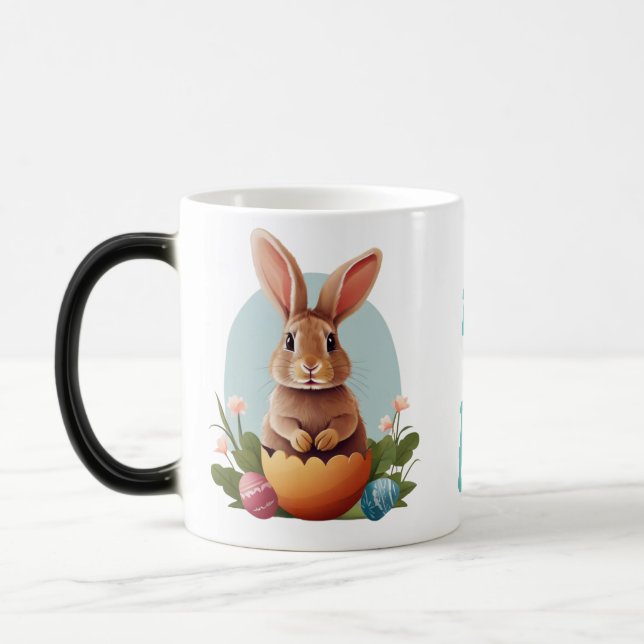 Osterhase Verwandlungstasse (Links)