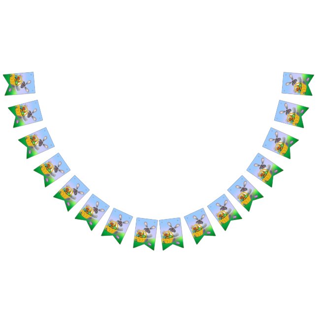 Osterhase Wimpelkette (Alle)