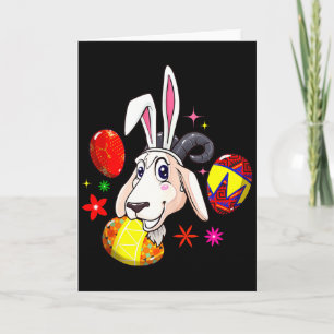 Osterhase Ziege Lustiger Bauer Osterziege Tank Top Karte